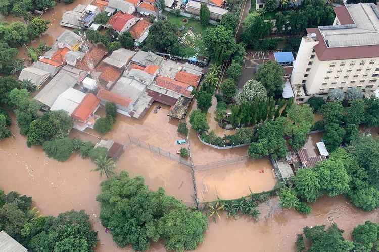Tampilan banjir Jakarta Januari 2020 lalu/Dokumen BNPB