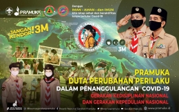 Poster Duta Perubahan Perilaku Pramuka. (Foto: Humas Kwarnas)