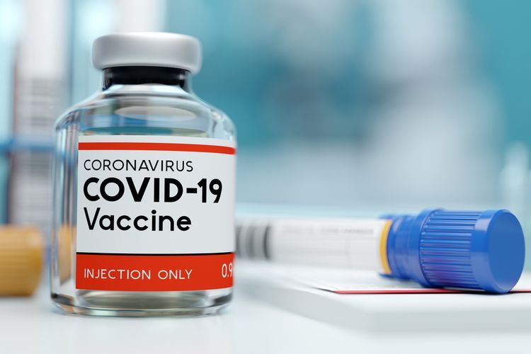 Ilustrasi vaksin Covid-19 (SHUTTERSTOCK/solarseven) Sumber : Kompas.com 