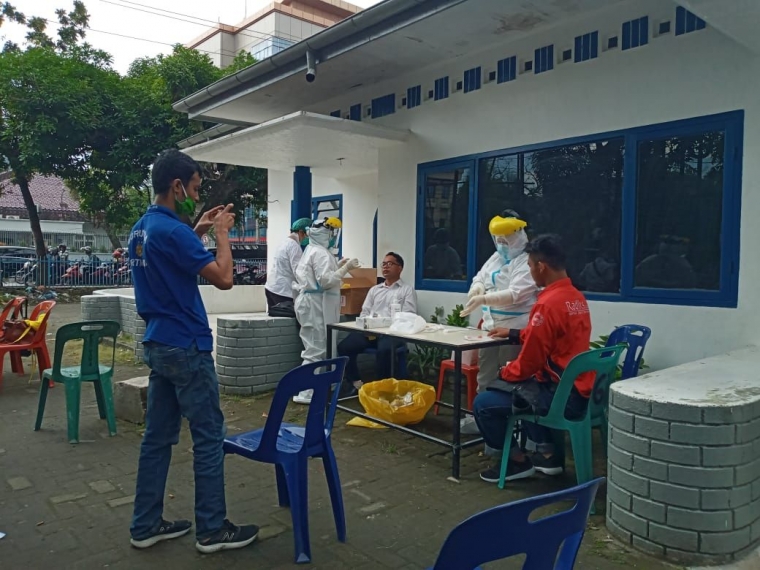 Tes Swab Gratis KNPI SUMUT Dan GMKI Cab Medan