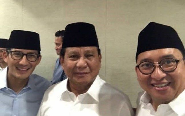 Sandi, Prabowo dan Fadli Zon, sumber: harianindonesia.id
