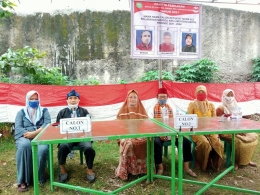 Tiga orang calon ketua RT 002, RW 012, Kelurahan Grogol, Kecamatan Limo, Kota Depok (Dokpri)