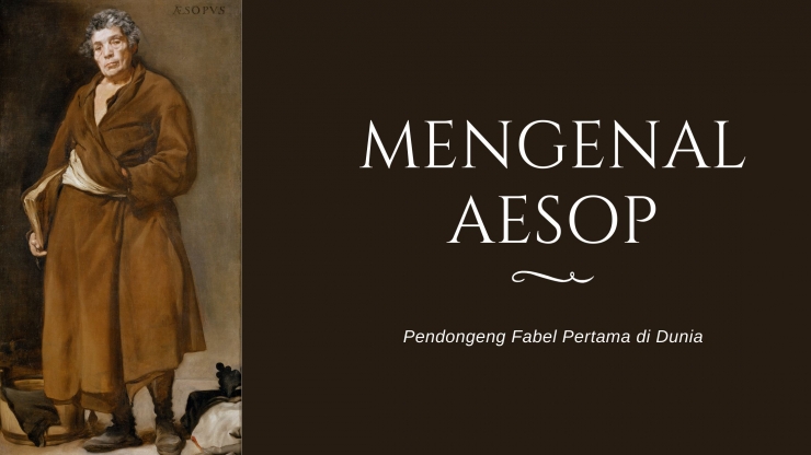 Biografi Aesop tidak secemerlang cerita fabelnya (potret Aesop oleh Velazques, koleksi museum Prada)
