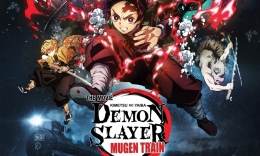 Poster anime Demon Slayer : Kimetsu no Yaiba the Movie : Mugen Train. Sumber : Kompas.com