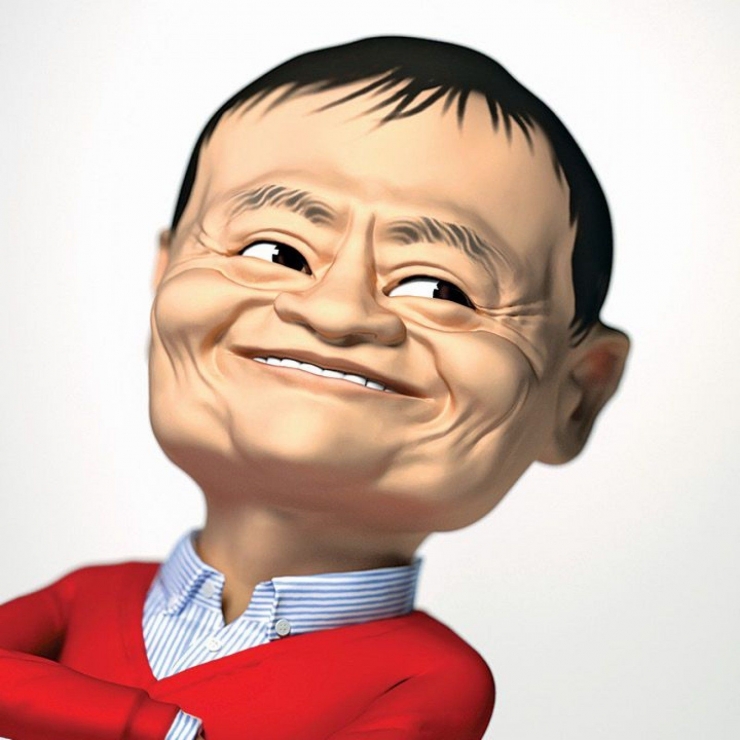 Jack Ma Kartun dari Newsweek.com