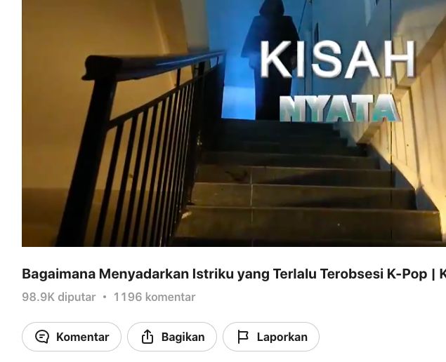 Tangkapan layar sinema Indonesia tentang K-Pop dan Drakor