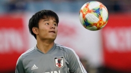 Takefusa Kubo, salah satu bibit muda timnas Jepang yang saat ini berstatus pemain Real Madrid. Sumber : Skysports.com via ligalaga.id
