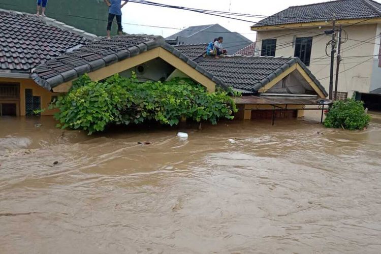 Ilustrasi -Banjir (sumber foto KOMPAS.COM/AFDHALUL IKHSAN)