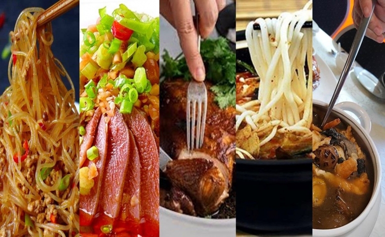 Ilustrasi 5 masakan china terkenal (sumber: redhousespice.com, asiaculturaltravel.co.uk, marionskitchen.com, topchinatravel.com, mejarasakk.blogspot.com)