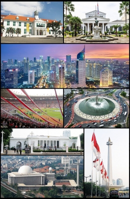Ilustrasi Ibu Kota Jakarta (foto : canva/Afriandi)