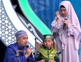 Irfan Hakim piawai membawakan suasana. Sumber  screenshot Hafiz Indonesia 2020
