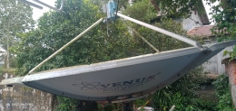 Parabola mengarah ke satelit Telkom 4 // dokpri