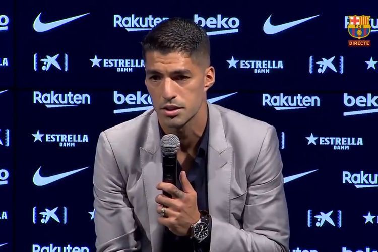 Suarez harus pergi setelah tidak diinginkan Barcelona. Gambar: FC Barcelona via Kompas.com