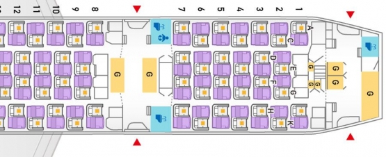 Konfigurasi Tempat Duduk. Sumber: www.airlinesquality.com