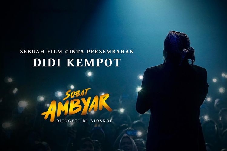 Poster film Sobat Ambyar yang menampilkan tampak belakang mendiang Didi Kempot.(Dokumentasi Film Sobat Ambyar via KOMPAS.com)
