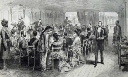 Lukisan pesta sarapan yang diadakan oleh Raja Edward VII di tahun 1875 | Foto diambil dari Historic UK