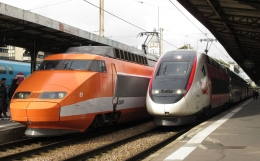 Kereta cepat TGV di stasiun Gare de Lyon-Paris. Sumber: S23725/ wikimedia