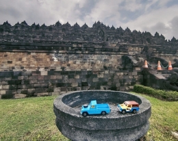 Saat di Candi Borobudur, Magelang, Jawa Tengah (Dokumen pribadi)