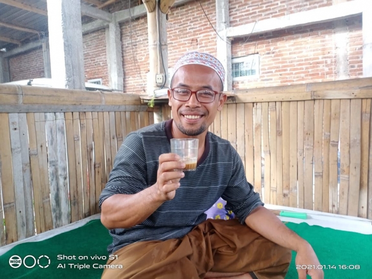 Gus Ulum, ketua perkumpulan Wonosantri (Dokumentasi pribadi)