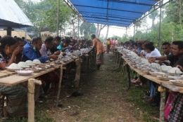 Foto.gardaindonesia.id/acara fole mako di desa Naiola Noemuti