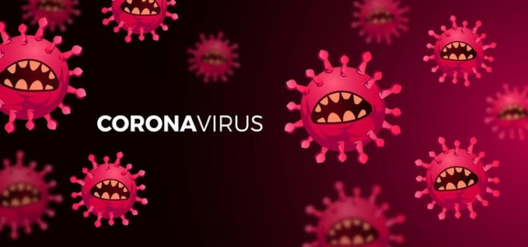 Penyebaran virus corona yang terus mengalami peningkatan. (Ilustrasi virus corona : es.pngtree.com)