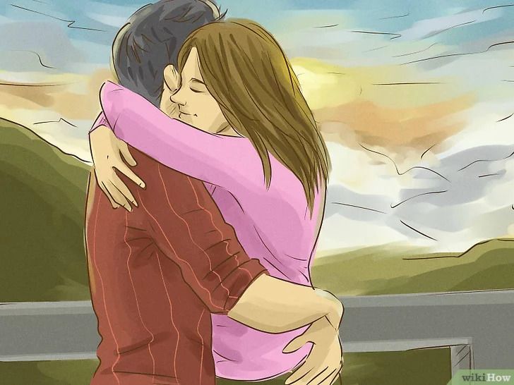 Pelukan ini menenangkan (Ilustrasi: id.wikihow.com)