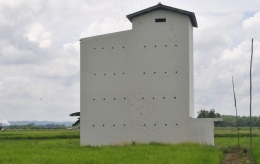 Rumah walet bermaterial beton | Gambar: DDTCNews