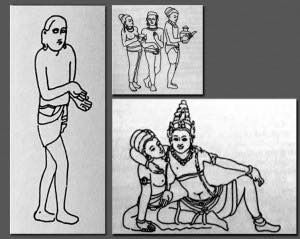 Busana pria pada masa Jawa Kuno pada relief cando Borobudur (sumber:http://www.pasramanganesha.sch.id/)