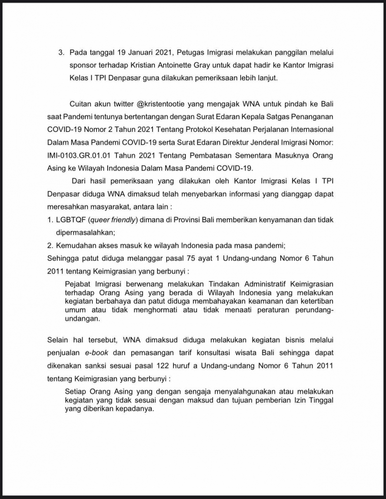 Halaman kedua siaran pers