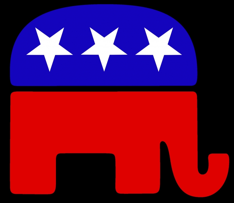 Gajah sebagai simbol Partai Republik. Sumber: Republican Party /wikimedia