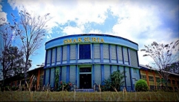 Foto.kupangtribunnews.com/Gedung SMAK Surya Atambua Sekolah Yayasan As'tanara Keuskupan Atambua