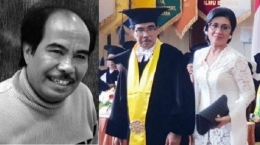 Prof.Dr. Cornelis Lay, Guru Besar UGM dan penulis pidato Presiden Jokowi: foto kolase tribunnews.com