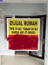 Bahkan kita bisa menegosiasi harga kepada rumah ini (Sumber: Twitter)