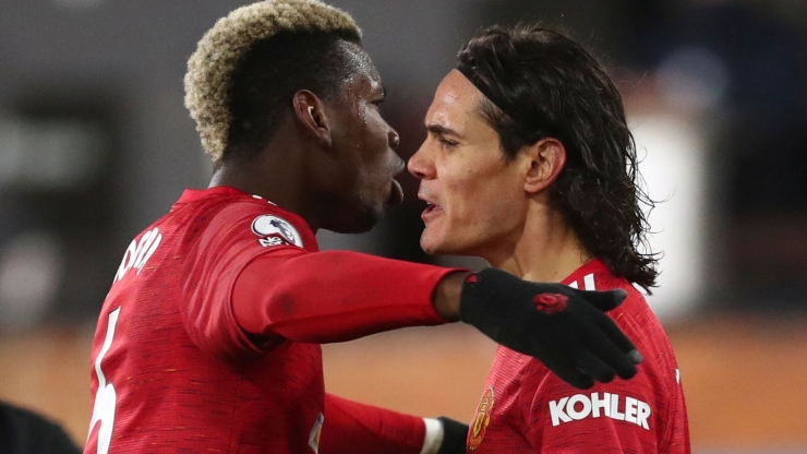 Pogba dan Cavani (Foto Skysports.com)