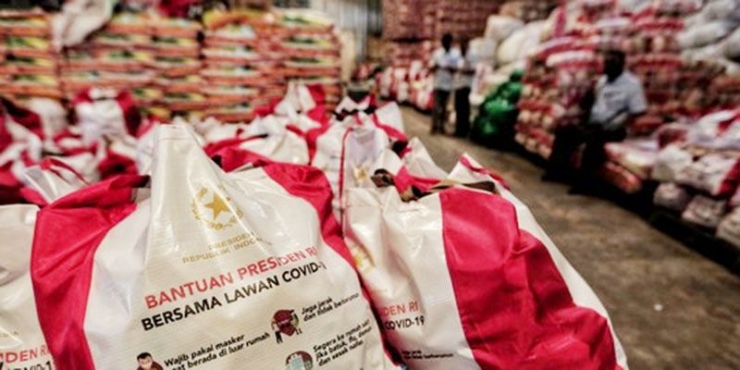 Paket bantuan sosial. Photo : riaupos,com