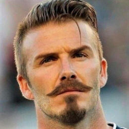 Kakang David Beckham. Ilustrasi : maanhairstyleworld