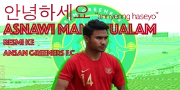 "Annyeong haseyo" Asnawi Mangkualam Resmi ke Ansan Greeners FC | olahan pribadi