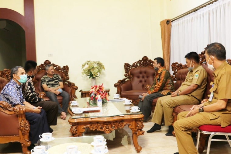 Audiensi dgn Bupati Pinrang (dokpri)
