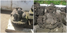 Bagian-bagian Candi Simping terletak di halaman (Foto: noviaparma.blogspot.com)