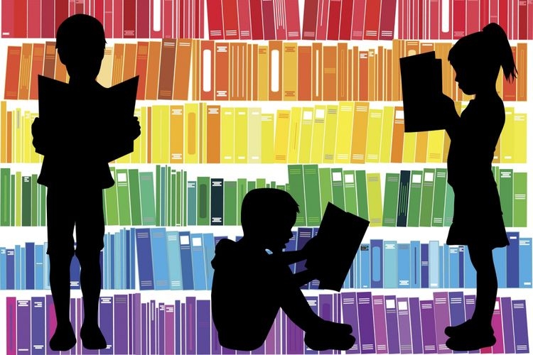 Ilustrasi buku, anak, dan perpustakaan.(Thinkstocks/SYNTIKA)