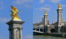 Pont Alexandre III yg terkenal. Sumber: koleksi pribadi