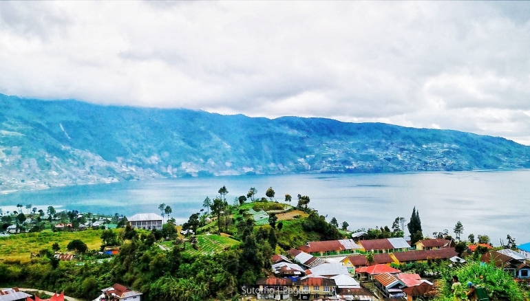 Panorama sudut danau Bawah dilihat dari Pos 1 (dokpri)