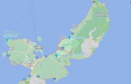 Desa Ogimi Prefektur Okinawa Jepang (Sumber: Google Map)