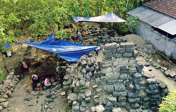 Ekskavasi Candi Sirih pada 2019 (Foto: Balai Arkeologi DI Yogyakarta)