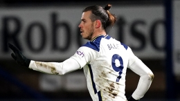 Gareth Bale mencetak sebuah gol penyama kedudukan di babak pertama (Foto Skysports) 