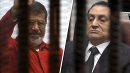 Husni Mubarak dan Morsi diadili di ruang pengdilan yang sama. Photo:aa.com.tr 