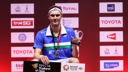 Axelsen sukses merebut dua gelar dalam dua pekan Thailand Open I dan II: twitter.com/bwfmedia
