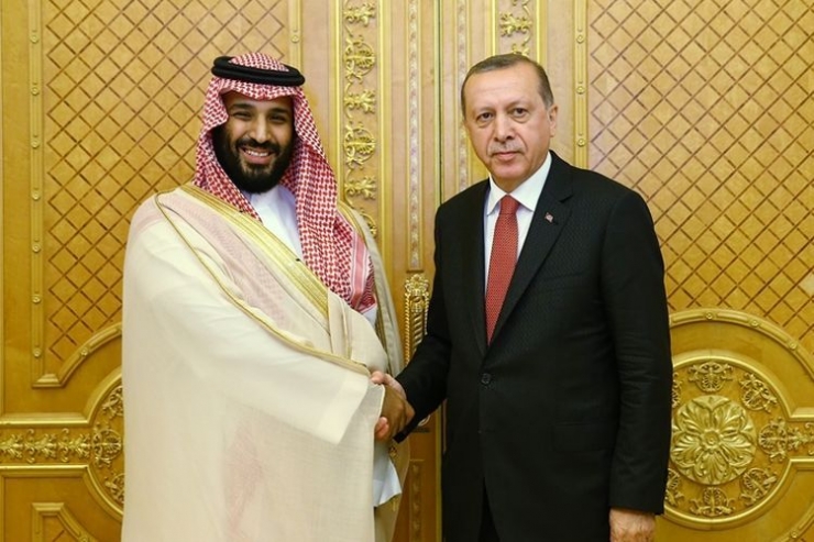 Pangeran MBS dan Erdogan. Sumber: Kompas.com