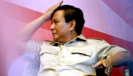 Ilustrasi Prabowo Diam, Taktik Maut atau Harakiri (sumber: pemilu.tempo.co)