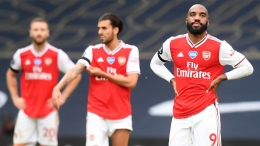 Alexander Lacazette striker Arsenal yang semakin tajam (Foto Skysports.com) 